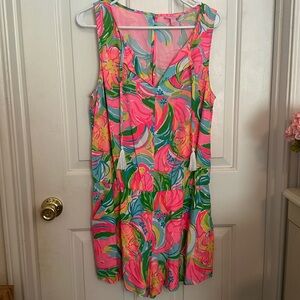 Lilly Pulitzer animal print romper